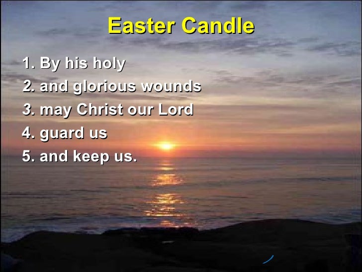 Easter Candle Prayers