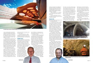 © RICHARD PEARSE PHOTOGRAPHY

of that size presented several challenges in
the logistics of setting up, launching and
retrieving machines of that scale, as well as
providing ventilation for the construction
workers and spoil handling as the boring
took place,” says Jewkes.
Tunnel construction was completed
in May 2009 and the project opened in
March 2010.
The new route bypasses 24 sets of
traffic lights and shortens travel from south
to north by 30 percent.

Airport Link

The CLEM7 Tunnel, also known as the North-South Bypass Tunnel, opened in March 2010.

caverns, running tunnels and structural
components (excluding certain structures
designed by third party subconsultants to
the design-build contractor). At the time,
the underground station caverns were the
largest ever constructed in Sydney using
permanent rock bolts.
The project used an international team,
with design of three main station caverns,
including excavation and waterproofing, led
by Tim Smirnoff of PB’s Los Angeles office.
The new underground platforms constructed
below the existing Epping Station, designed
by Doug Maconochie, have a binocular configuration of station platforms and complex
escalator, lift and service shafts constructed
beneath an operating surface station.
“The design of the station caverns
called for wide-span arch roofed caverns
rather than the flat roof or trapezoidalshaped sections typical for Hawkesbury
sandstone,” says Maconochie. “There was
no precedent for wide-span arched construction in Hawkesbury sandstone, but
our study found that the architectural arch
shape was technically feasible.” The cavern roofs were supported with rock bolts

and shotcrete both in the temporary and
permanent design.
“The station caverns have a unique,
asymmetrical arch shape that was chosen
to minimize excavation and provide an aesthetically pleasing feature,” says Maconochie.

CLEM7 Tunnel
South-East Queensland is the fastest-growing metropolitan area in Australia and one
of the busiest. In 2004 the Lord Mayor
of Brisbane promoted a plan to build
a system of five highway bypasses that
would allow more rapid movement in and
around Brisbane. Called the TransApex
Plan, it was to be largely financed by
public-private partnerships.
CLEM7, formally known
as the North-South Bypass
Tunnel, is named after influential Brisbane politician Clem
Jones and the M7 designation
for the route. It was the first of
five projects slated for construction and widely considered the
most urgent. CLEM7 will connect
the northern and southern

Doug Maconochie
10 • Notes

parts of Brisbane. An underground junction will also provide access to the southeastern Brisbane suburbs.
In 2005, the public-private partnership
tendering process began and PB aligned
itself with partners in a design-construction-finance consortium called RiverCity
Motorway, which in turn contracted the
design and construction to the Leighton
Contractors and Baulderstone Hornibrook
Bilfinger Berger Joint Venture (LBB JV).
LBB JV, with PB acting as lead designer in
joint venture with AECOM, submitted the
winning tender in 2005.
Two 5-kilometer (3-mile) tunnels,
one each for northbound and southbound traffic, and each with two
lanes, will take drivers under
the Brisbane River. Most of the
length of both tunnels has
been constructed using hardrock double-shield tunnel
boring machines (TBMs) with
a diameter of 12.4 meters (41
feet)—among the largest TBMs
ever used in Australia.
“Using TBMs

The second TransApex tunnel project is the
US$4.3 billion Airport Link.
The project has three parts. A 6.7-kilometer (4.2-mile) toll road, most of which
is underground, will link the central business district of Brisbane with the northern
suburbs and the airport. The project also
includes construction of the Northern
Busway, a road tunnel dedicated to bus
traffic that links Windsor to Kedron in the
north, and the upgrading of a roundabout
near the airport to a three-level intersection
that features a new flyover bridge.
The 5-kilometer (3-mile) tunnels
include 3 kilometers (1.9 miles) of threelane tunnels in each direction and 2 kilometers (1.2 miles) of two-lane tunnels.
There are also complex intersections at
the tunnel portals located at Bowen Hills,
Kedron and Toombul. Digging the tunnels
will require TBMs for the east-west tunnels
and mined tunnels for the intersections and
north-south tunnels.
“These are large tunnels running at
shallow depths through complex geology
with many different sets of conditions,”
says PB Project Director Luke Van Heuzen.
“We’ve had to consider all the different
conditions we expect to encounter very
carefully and vary support types according to the encountered
conditions using
rockbolts, sprayed
concrete lining,
canopy tubes and
sequential excavation techniques.”
Like CLEM7,
the Airport Link
will take traffic off

the surface road network, allowing motorists to bypass the downtown area. “There
will be significantly improved access to
the airport from the central business district,” says Van Heuzen, “eliminating up to
18 sets of traffic lights and reducing a trip
that can take up to an hour down to as
little as 10 minutes. We’ll also be creating
a lot of new green space from the land
adjacent to the project.”
PB is part of a design joint venture
with Arup (PBAJV), which is contracted
to Thiess John Holland, the design and
construction joint venture. The project is financed by a consortium called

BrisConnections, which will build and
then operate the tunnel and collect tolls
for 45 years, with the state government
paying for an additional busway and airport roundabout upgrade adjacent to the
Airport Link Project.
The PBAJV includes more than 500
designers and will provide design and
project certification through construction,
including tunneling, road, geotechnical, electrical, mechanical, structural and
drainage design.
The contract was awarded in May
2008, with an expected completion date in
mid-2012. n

Typical sequential excavation methods adopted at portals.

During construction of the Airport Link mined tunnel, workers use drill rigs to install bolts to
support the excavation.
Luke Van Heuzen
Notes • 11

 