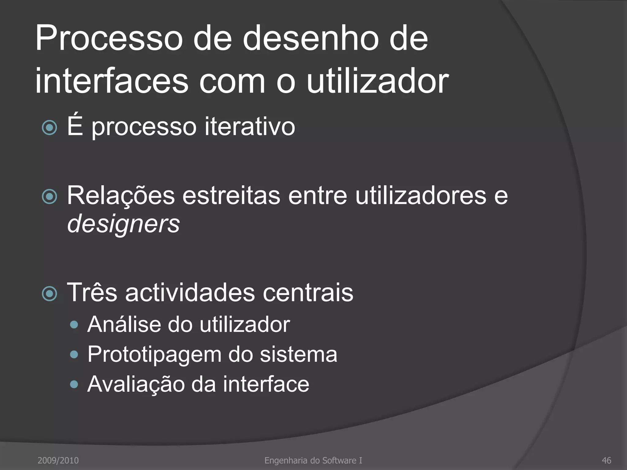 Factores na redacção de mensagens de erro2009/2010Engenharia do Software I42