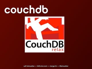 CouchDB @ red dirt ruby conference