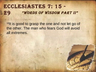 Words Of Wisdom 2
