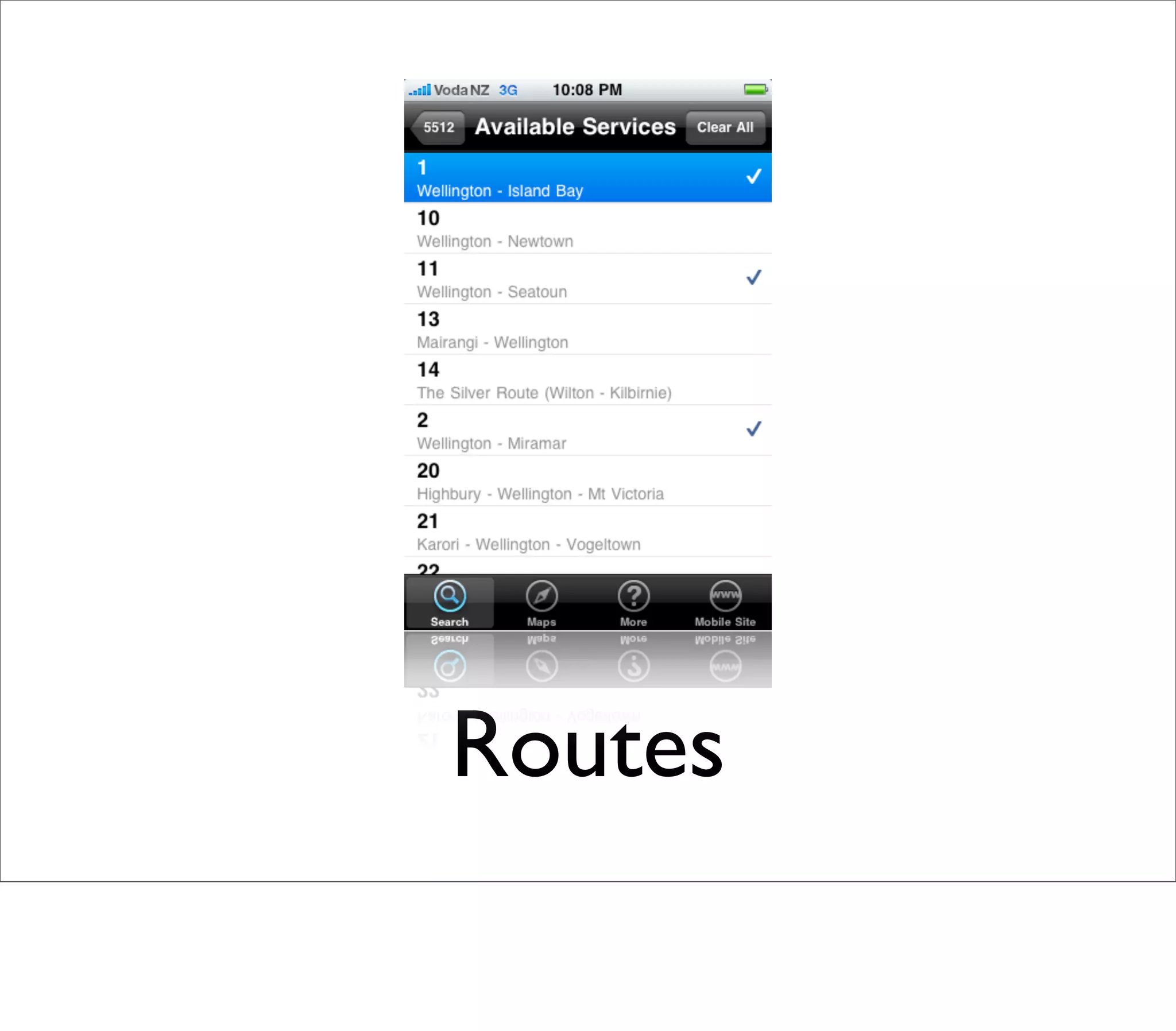 Routes
 
