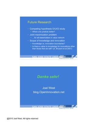 Contrasting Modes of Commercialization 