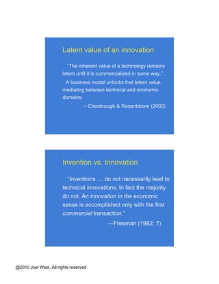 What is “Innovation”? 