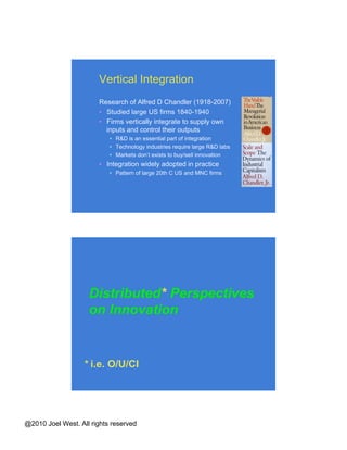 Latent value of an innovation “ The inherent value of a technology remains latent until it is commercialized in some way.” A business model unlocks that latent value, mediating between technical and economic domains. –  Chesbrough & Rosenbloom (2002) 