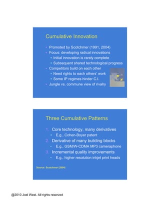 Vertically Integrated R&D Research Investigations Development New Products & Services The Market Science & Technology Base Source: Chesbrough (2006) 
