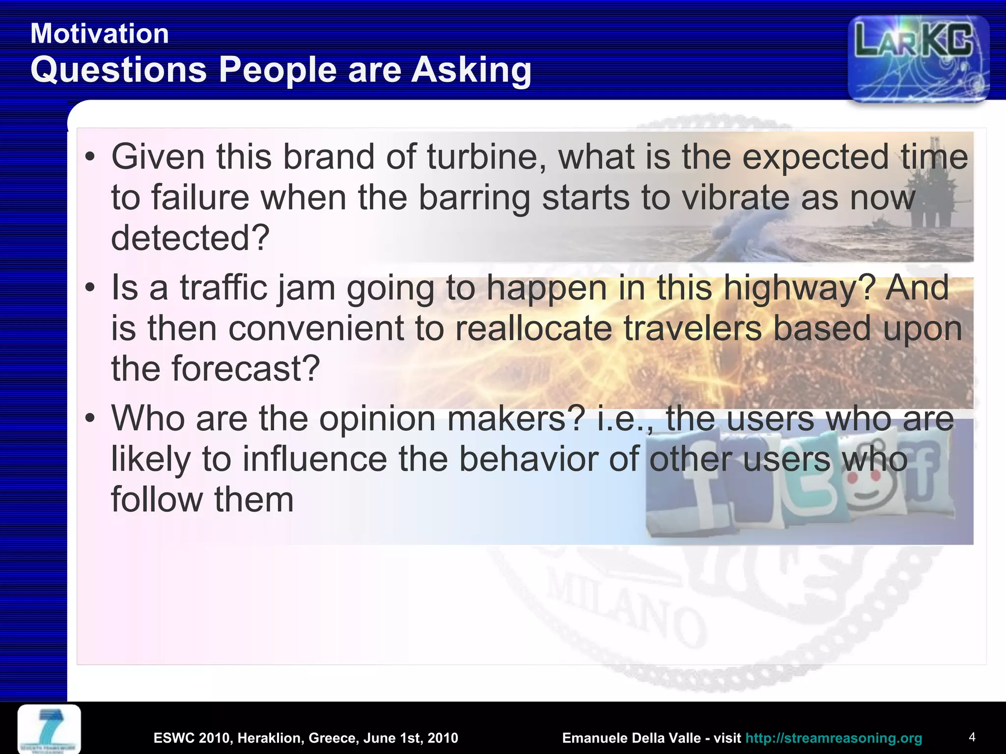 Incremental Reasoning on Streams and Rich Background Knowledge | PPT