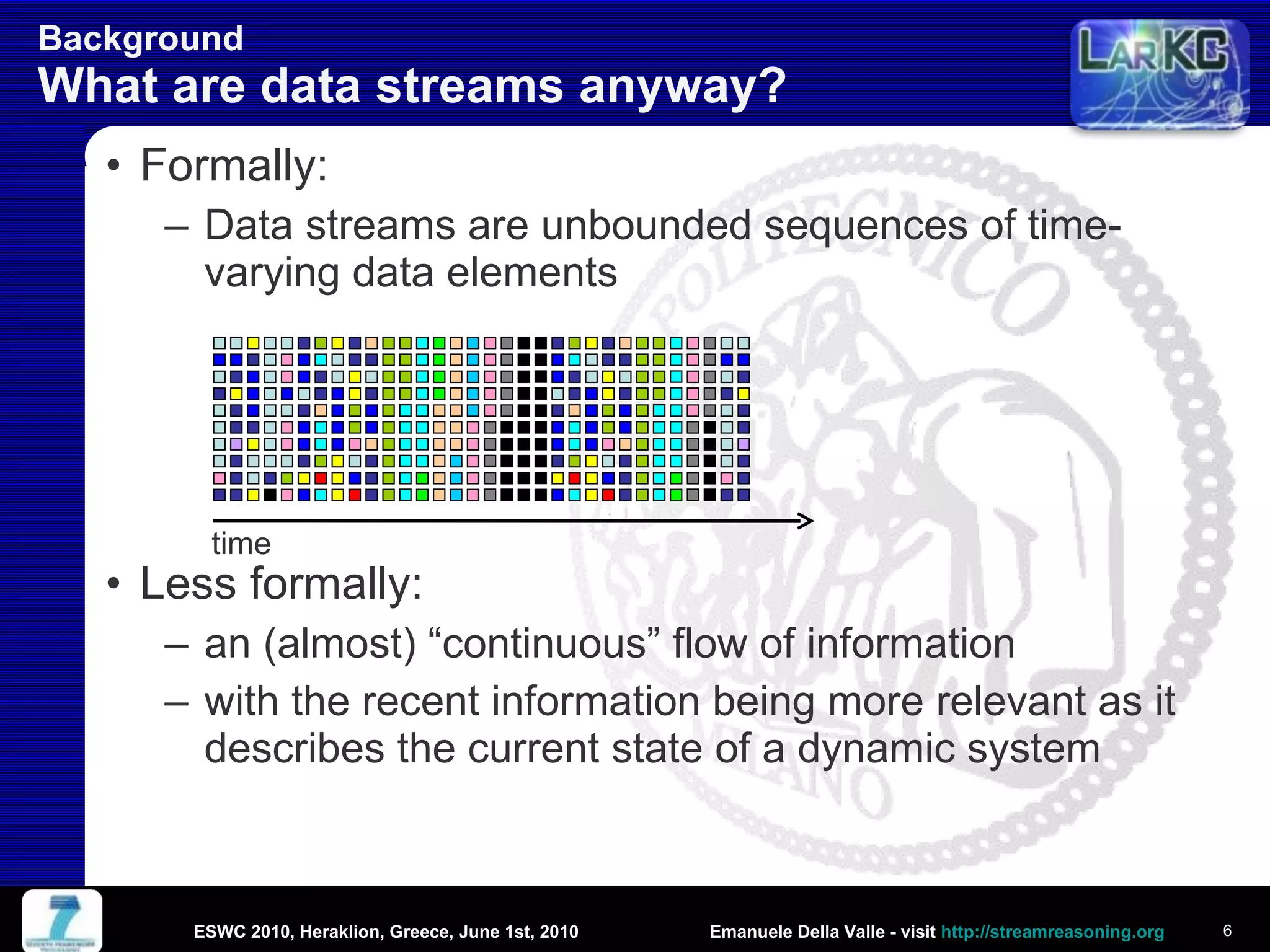 Incremental Reasoning on Streams and Rich Background Knowledge | PPT