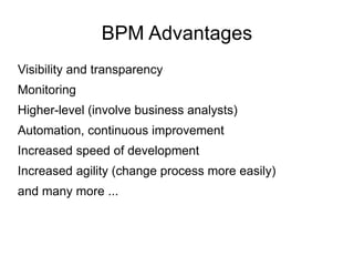Business Process A  business process  is a process that describes the order in which a series of steps need to be executed, using a flow chart. 