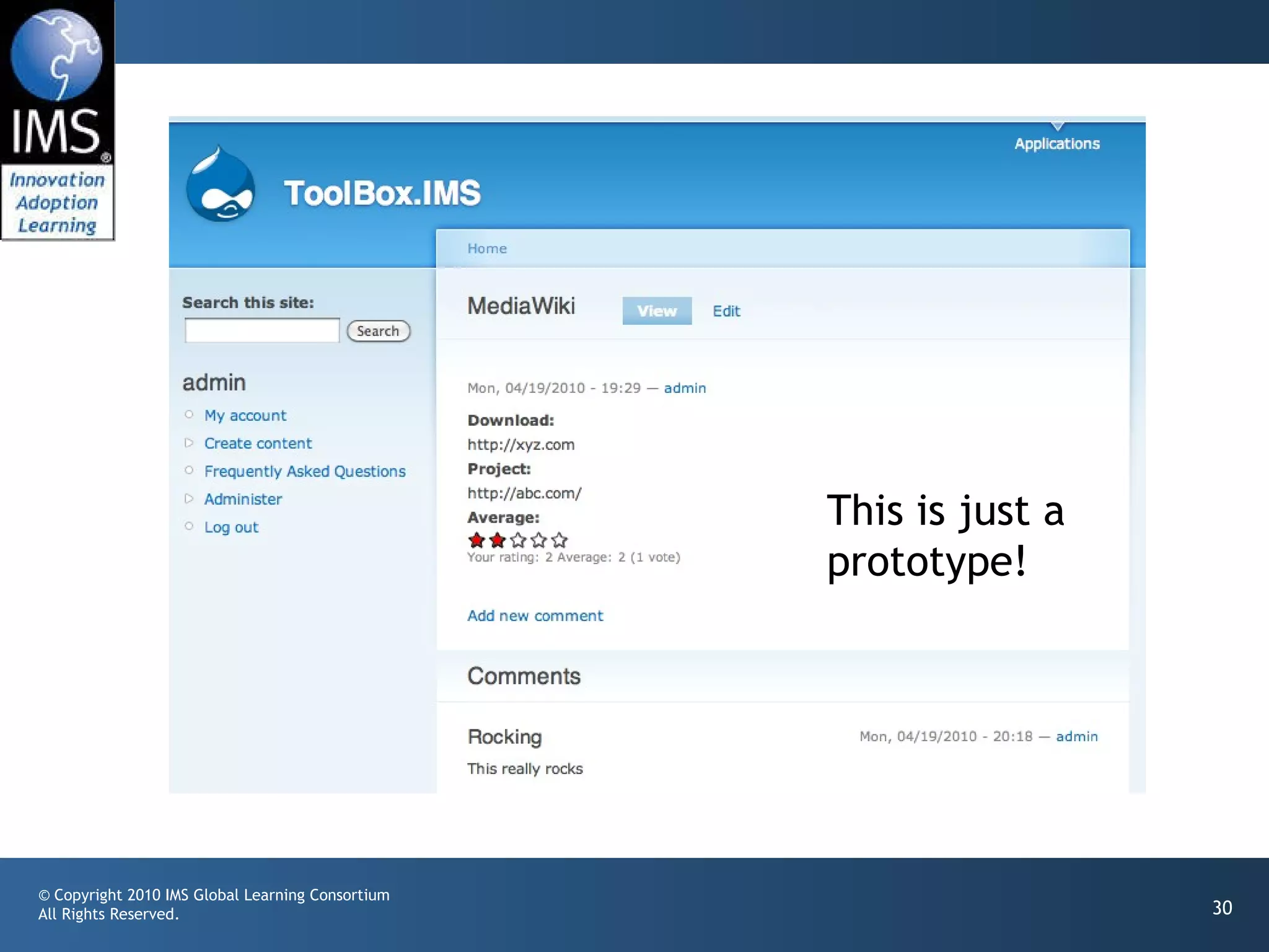 This is just a prototype! 