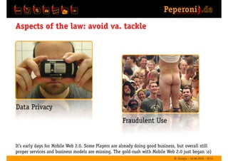 Aspects of the law: avoid va. tackle




Data Privacy
                                                      Fraudulent Use...