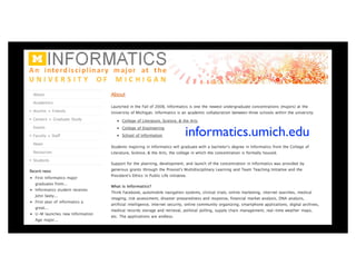 informatics.umich.edu
 