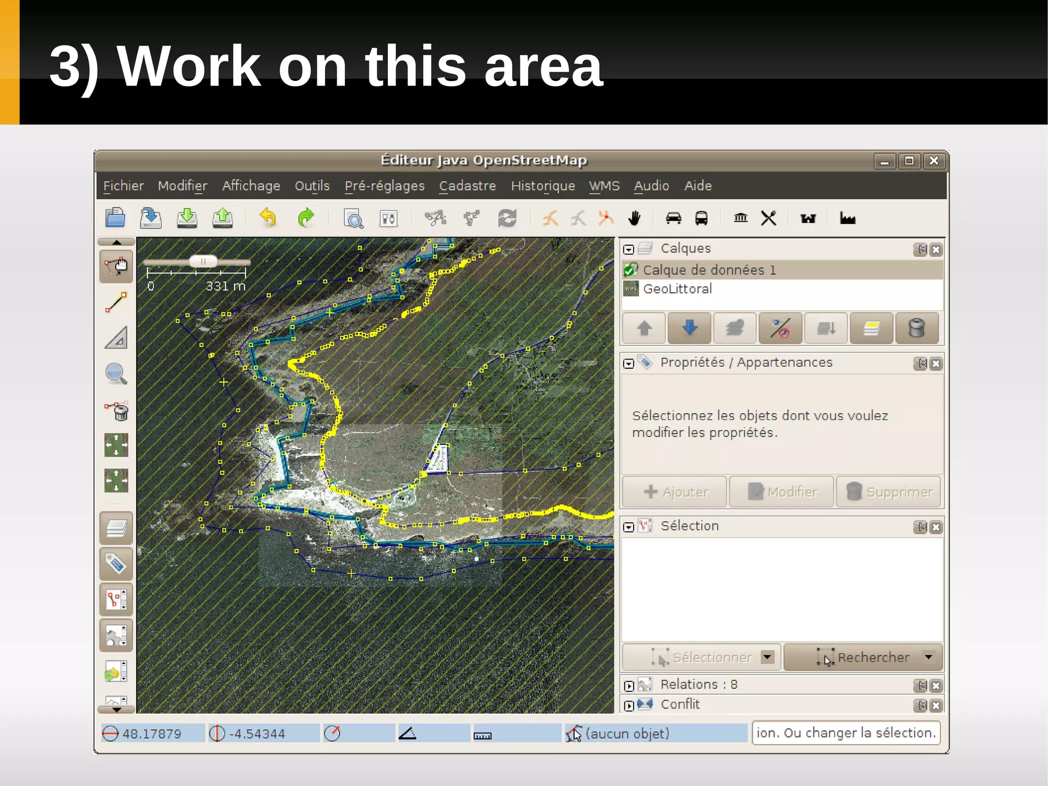3) Work on this area
 