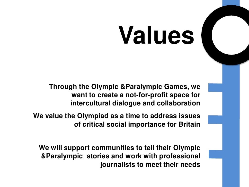 Values Through the Olympic