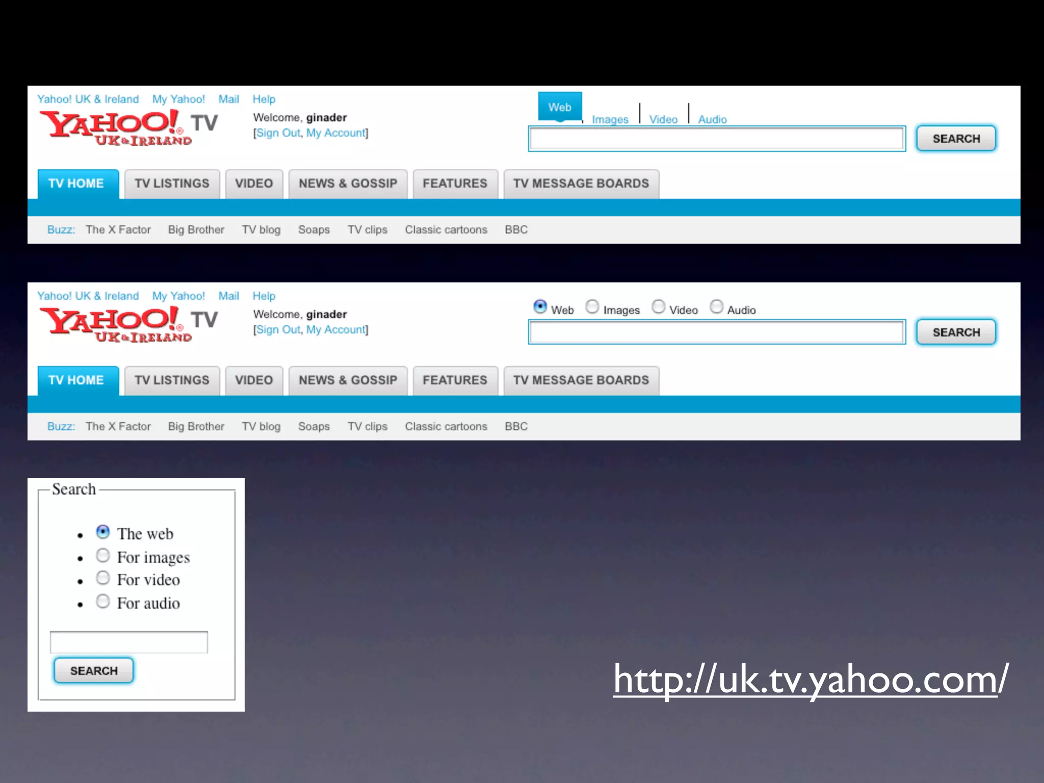 http://uk.tv.yahoo.com/
 