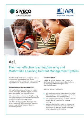 The most effective teaching/learning and  Multimedia Content Management System