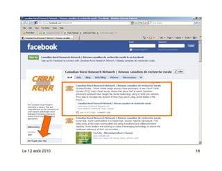 Le 12 août 2010   18
 