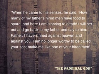 The Prodigal God | PPT