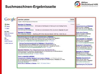 Suchmaschinen-Ergebnisseite
 