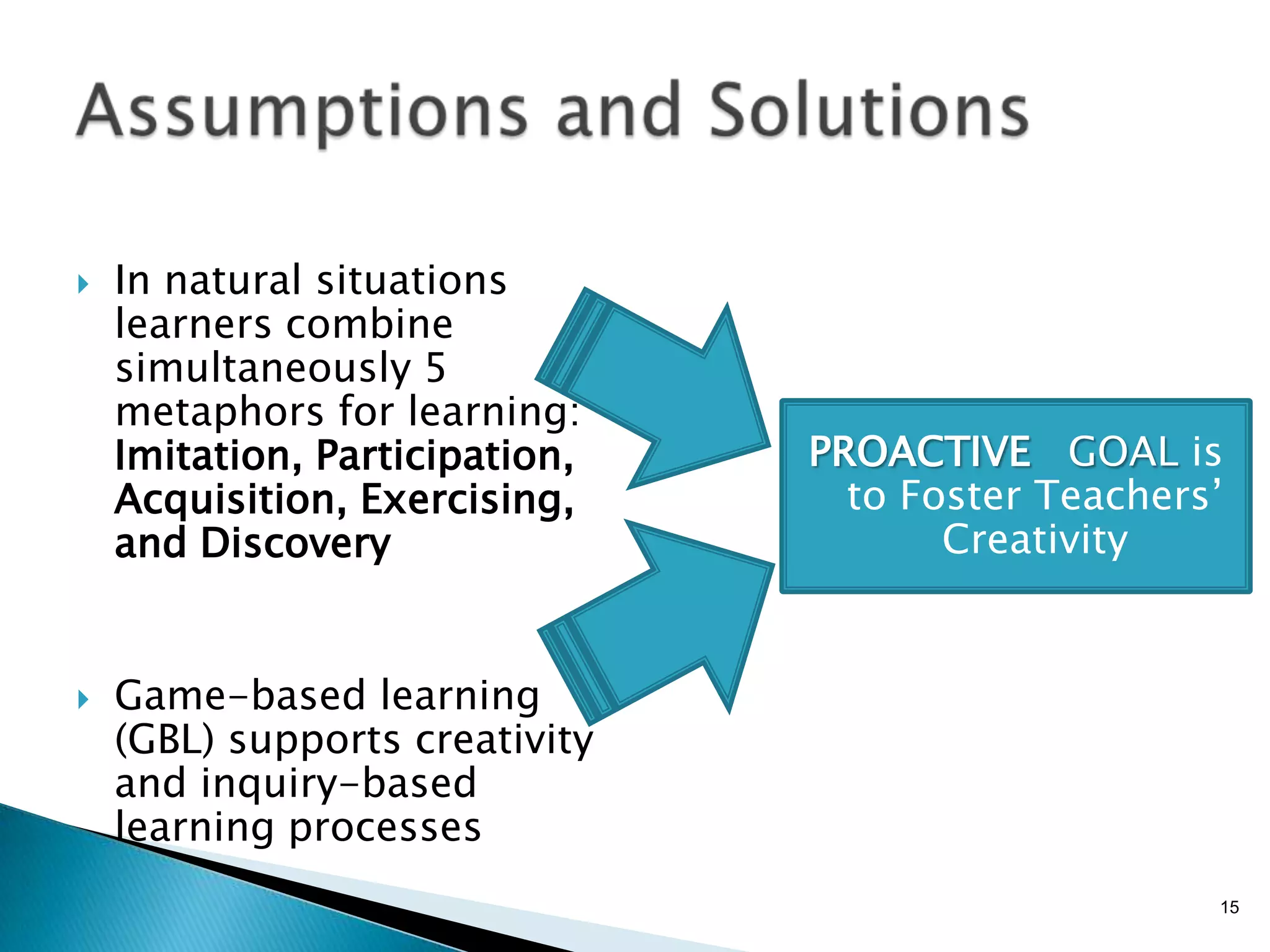The miniaturesThe miniatures support until now 5 experiments:The double cone paradox