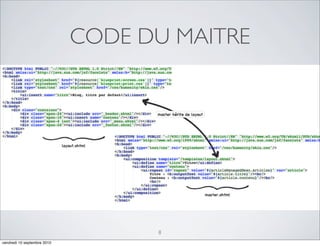 CODE DU MAITRE




                                   8
vendredi 10 septembre 2010
 