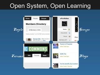 Open System, Open Learning
BlogsForums
People Groups
 