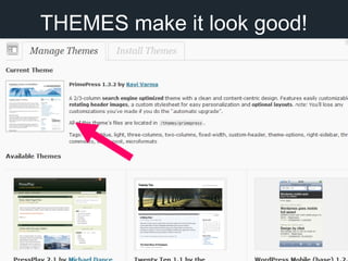 THEMES make it look good!
 