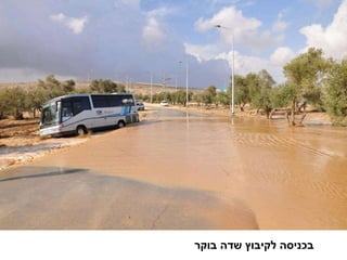 בכניסה לקיבוץ שדה בוקר 