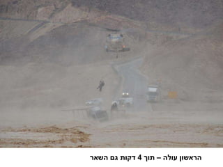 הראשון עולה – תוך  4  דקות גם השאר 