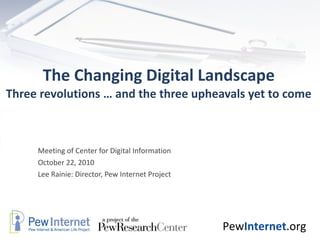 Changing digital landscape PPT