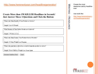 ContentWe covered:Why we need contentQuality is better than quantityWho are you writing for? Where you should add content?BONUS: SEOLet me show you a simple procedure for producing good SEO with your content, interested?