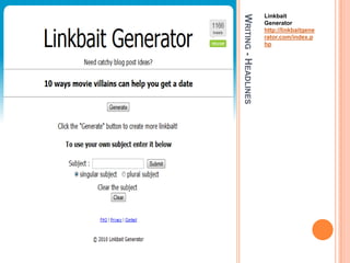 SEOBasics:Two audiences
