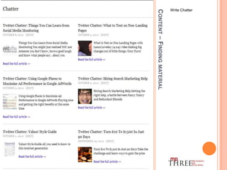 ContentWe covered:Why we need contentQuality is better than quantityWho are you writing for? Where you should add content?SEO a templateNextHow do I write?I also have a great trick for creating content, would you like me to tell you about it?