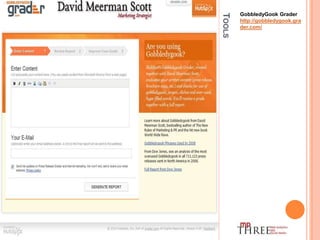 Content – Finding materialTie in to current eventsRead headlinesSearch Google Blogs