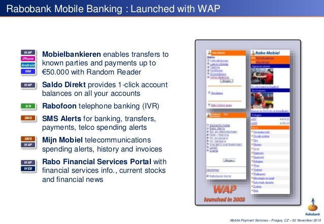 Rabobank Case Studies In Mobile Banking Payments Development Nove