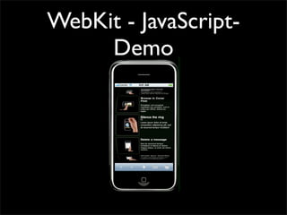 WebKit - JavaScript-
Demo
 