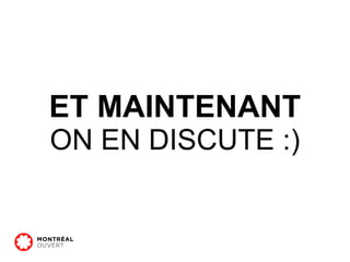 Mémoire à l'atelier Montréal Metropole Numérique (décembre 2010) 