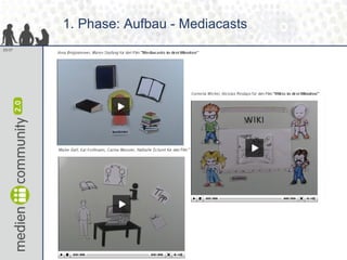 1. Phase: Aufbau - Mediacasts
20/37
 