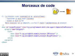 Morceaux de code

28

 