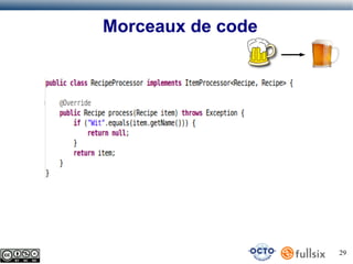 Morceaux de code

29

 