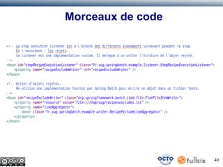 Morceaux de code

40

 