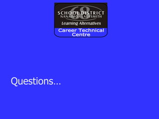 Questions… Career Technical Centre 