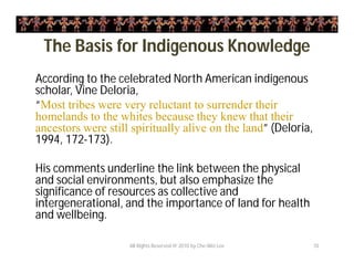 Indigenous Knowledge within a Global Knowledge System | PDF