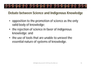 Indigenous Knowledge within a Global Knowledge System | PDF