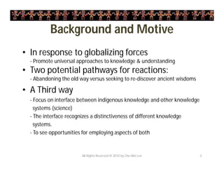 Indigenous Knowledge within a Global Knowledge System | PDF