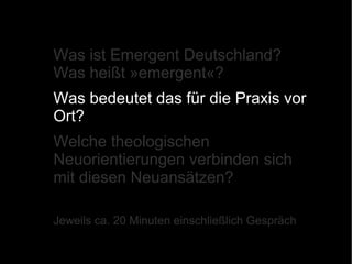 eine neue Konfession oder Gemeindebewegung 