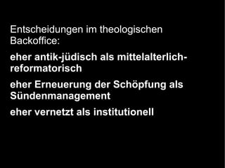 Was ist Emergent Deutschland? Was heißt »emergent«? 