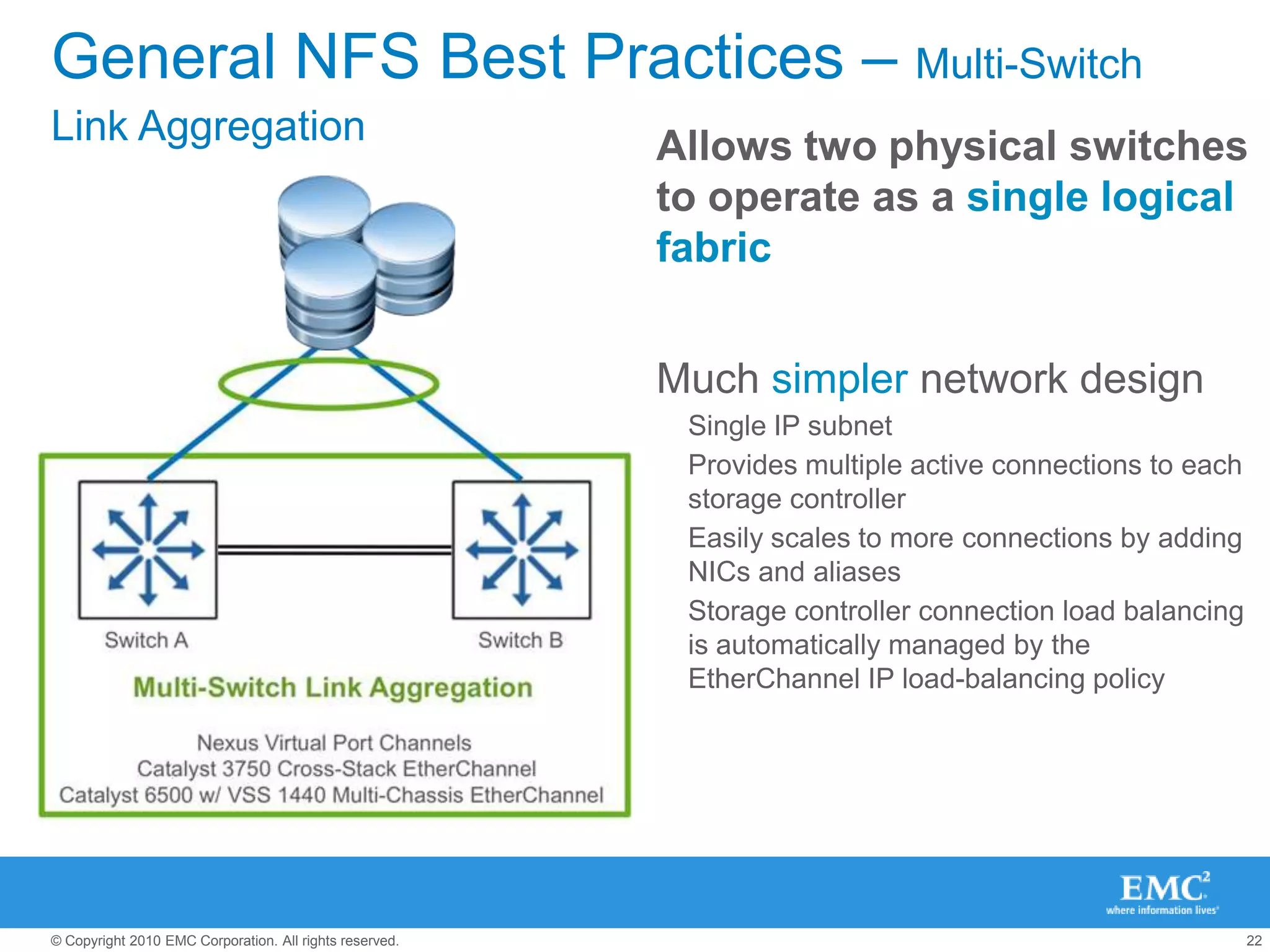 MPIO Exceptions – Windows ClustersAmong a long list of “not supported” things:NO Clustering on NFS datastoresNo Clustering on iSCSI, FCoE (unless using PP/VE)No round-robin with native multipathing (unless using PP/VE)NO Mixed environments, such as configurations where one cluster node is running a different version of ESX/ESXi than another cluster node.NO Use of MSCS in conjunction with VMware Fault Tolerance.NO Migration with vMotion of clustered virtual machines.NO N-Port ID Virtualization (NPIV)You must use hardware version 7 with ESX/ESXi 4.1