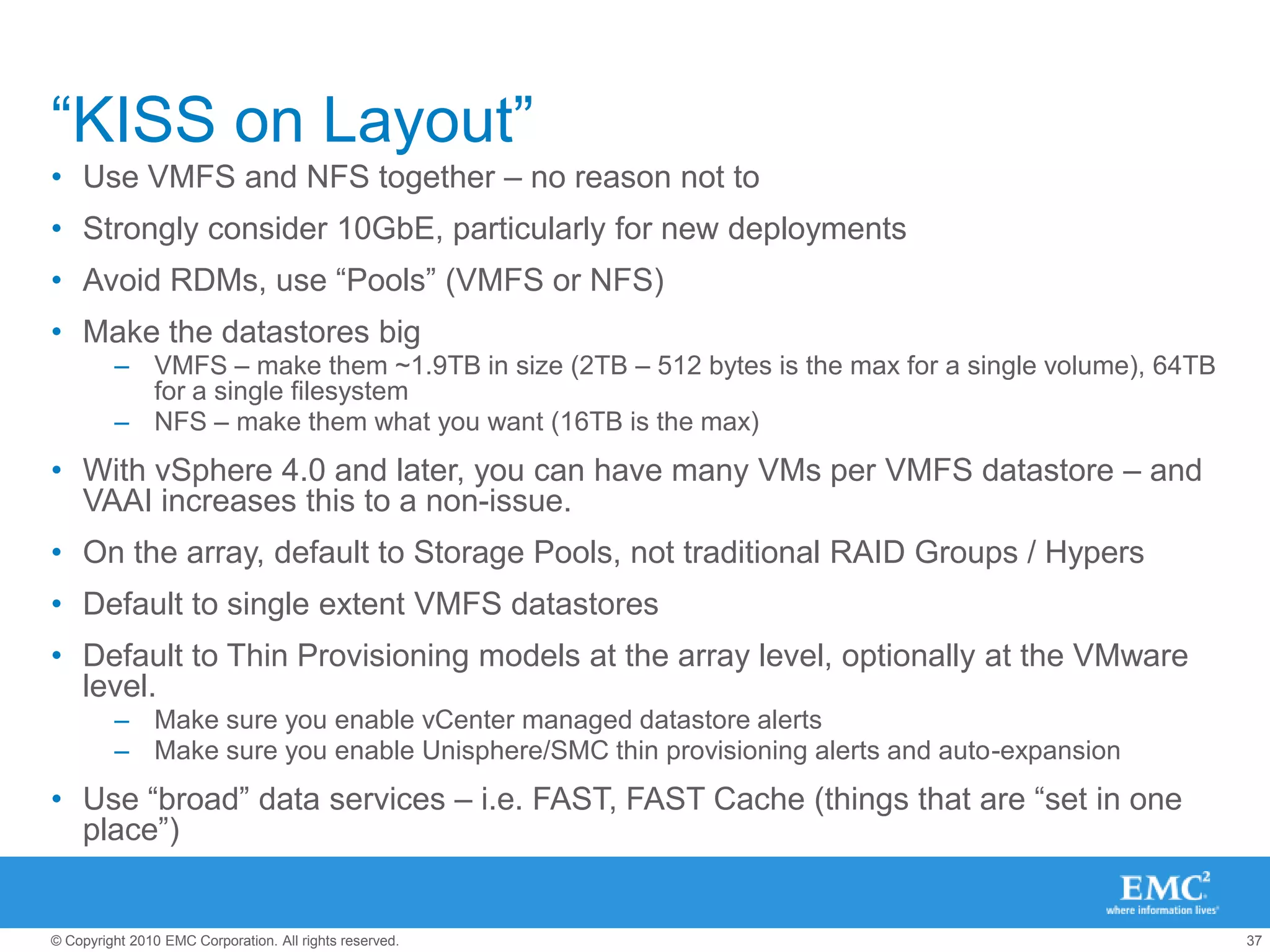 Alignment = good hygieneKey Best Practices circa 2010/2011C