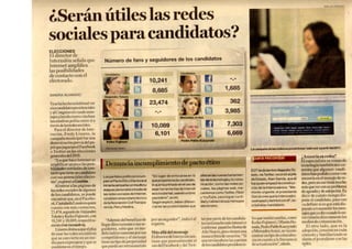¿Serán útiles las redes sociales para los candidatos?